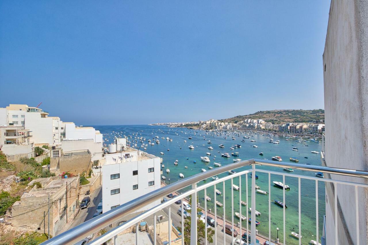 Hv12 - Sea Front Penthouse Lägenhet St. Paul's Bay Exteriör bild